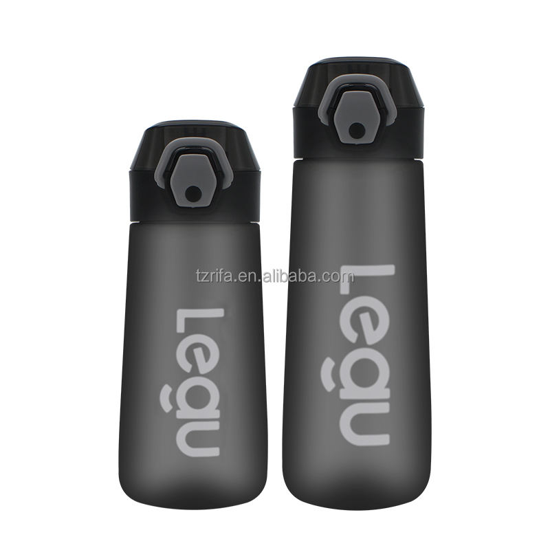 Portable On-the-Go Sports Water Bottle with Straw Plastic Drinkware for Active Lifestyle