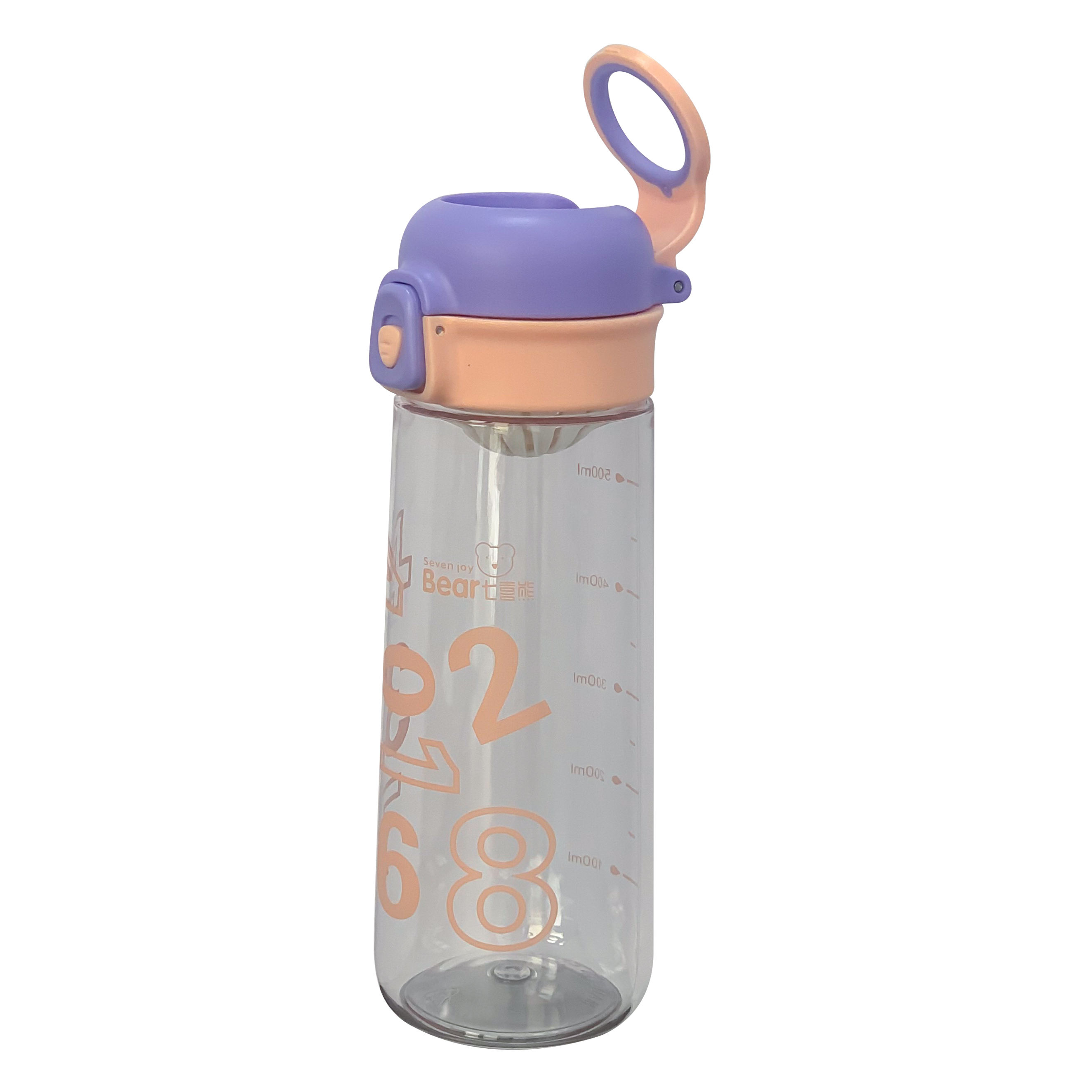 Transparent Travel Gym Sports Water Bottles Hot and Cold with Lifting Rope for Camping and Outdoor Adventures