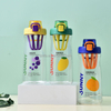 Clear Plastic Water Bottles with Fruit Tea Infuser