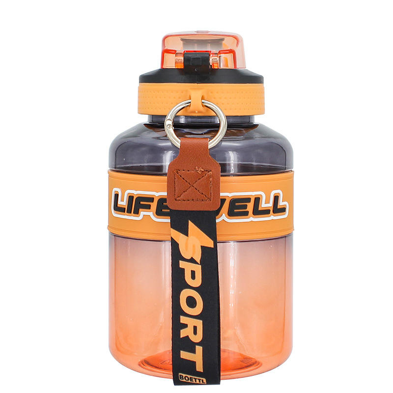 Wholesale 1100ml Plastic Water Bottles with Carry Handle Leak Proof for Sports Gym Use for Presents