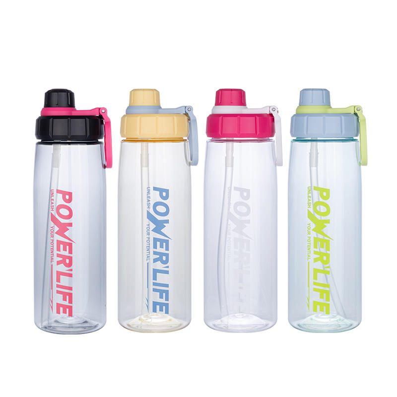 Wholesale 750ml 26oz BPA-Free Plastic Sports Water Bottles with Custom Logo