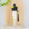 700ml Portable Clear Gym Plastic Water Bottles With Infuser and Double Drinking Ways Outdoor Plastic Water Bottles