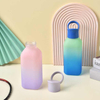 32oz Gradient Color Tritan PET Sports Water Bottle BPA-Free Modern Coated Direct Drinking Sports Water Bottle