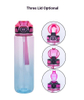 Hot Sale 1L Tritan Water Bottle BPA Free Gradient Color for Gym Fitness Sports Sports Motivational Time Marker
