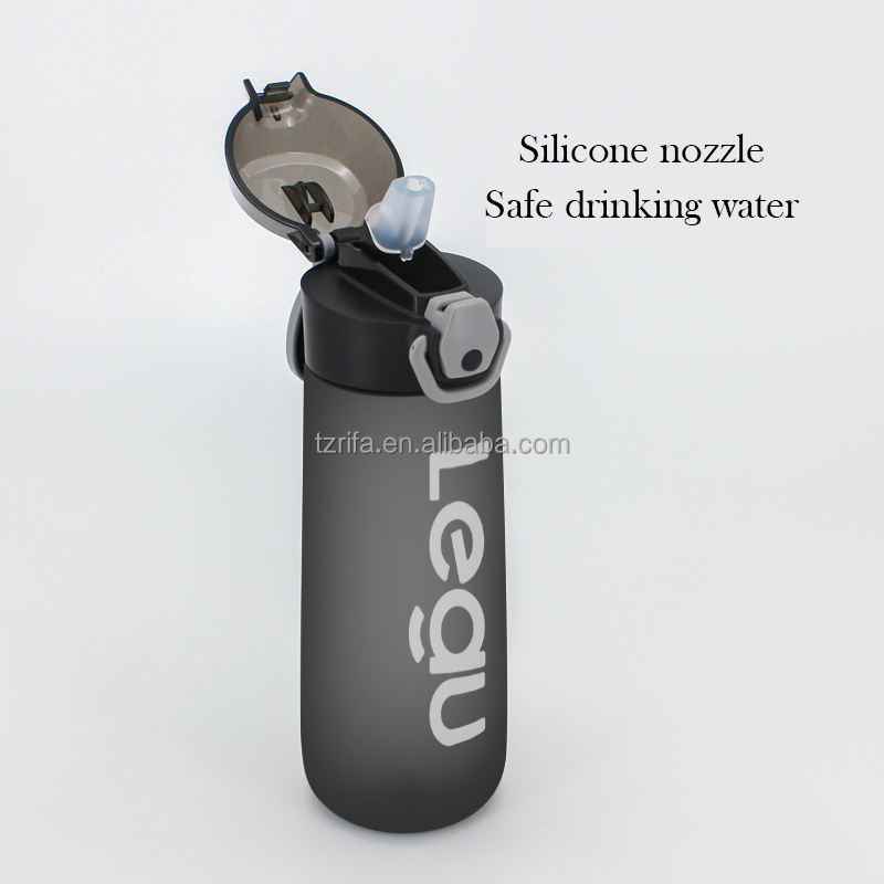 Custom Logo Portable BPA-Free Plastic Tritan Water Bottle with Straw for Children