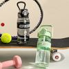 Large Capacity Transparent Food Grade Plastic Drinkware Sports Water Bottles