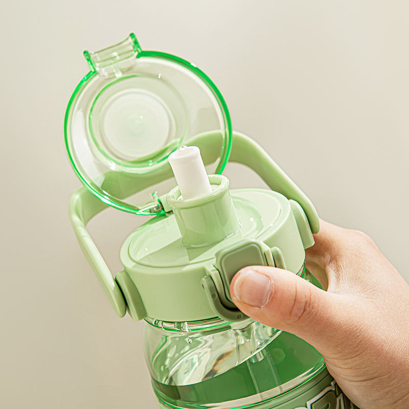 Eco-Friendly Reusable Gym Sport Water Bottles Custom Motivational BPA Free Plastic Drinkware Wholesale