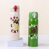 Children's Stainless Steel Tumbler Cartoon Insulated Leak-Proof Vacuum Cup Pink Blue Kitty Boy Girl Hot Water Bottle Thermos Mug