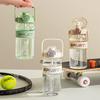 Hot Summer Cool Product 800ml Clear Leakproof Sports Plastic Water Bottles Handle Convenient Drinkware for Outdoor Activities
