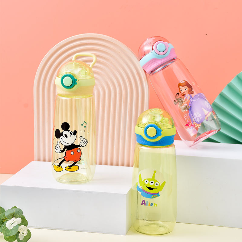 Custom 18OZ Leak-Proof Toddler Plastic Water Bottle Direct Drinking for Children for Presents
