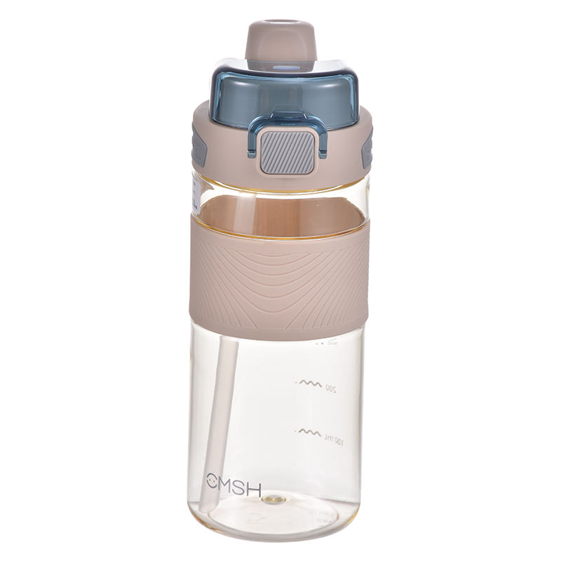 Best-Selling Outdoor Travel Plastic Drinkware Water Bottles with Lid and Straw for Gym and School