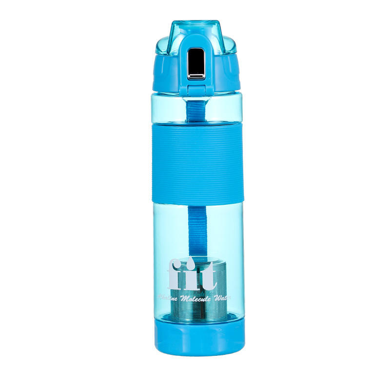 650ml Plastic Tritan Hydrogen Alkaline Ionizer Water Bottles Stainless Steel Filter for Boiling Water for Camping