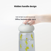 Custom Eco-Friendly Kids Water Bottle with Hidden Hand Strap & Cap Small Size PC Material for Camping BPA-Free 350/600ml