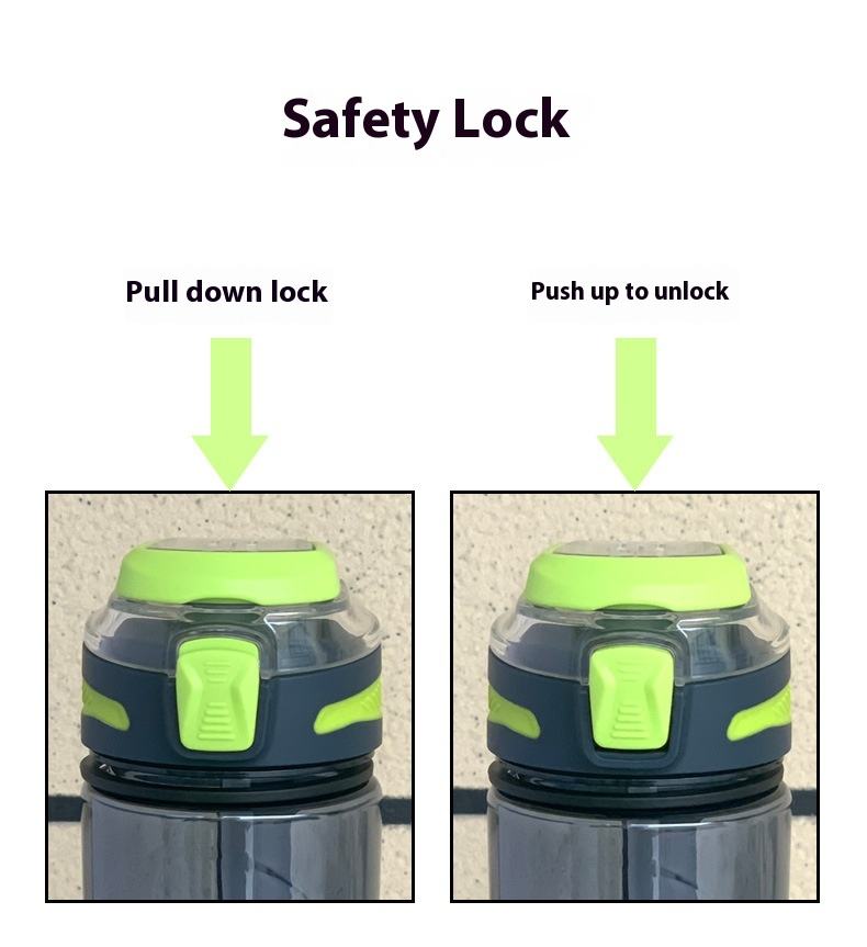 Wholesale 1000ml BPA-Free Plastic Water Bottles with Flip Lid and Straw Leak-Proof and for Boiling Water for Camping