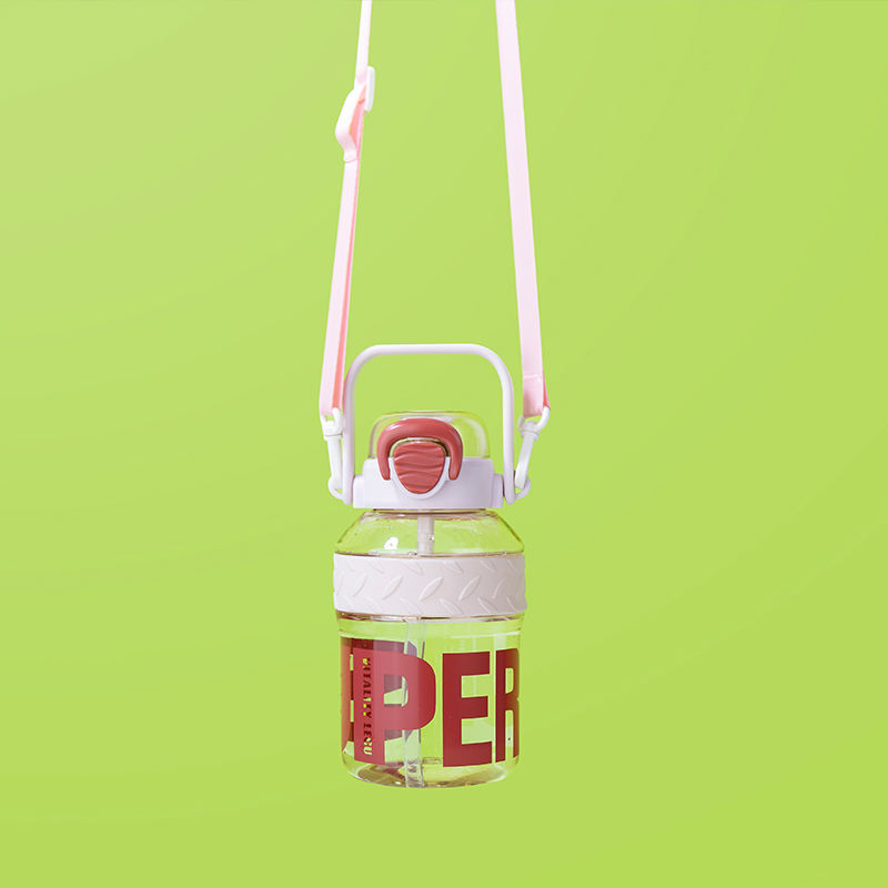 Manufacturers' New Dual-Purpose Anti-Scald Sports Water Kettle Portable Small Mouth Direct Drinking Straw Cup Plastic Drinkware