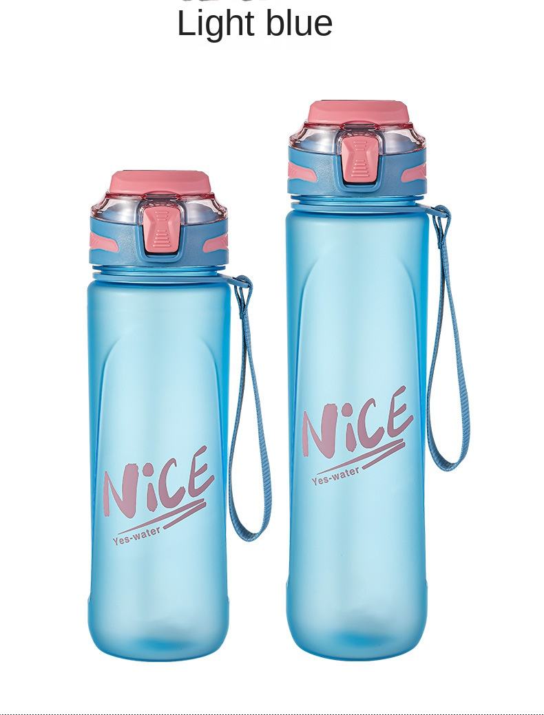 Wholesale BPA-Free 1L 32oz Sports Water Bottles with Straw and Time Marker