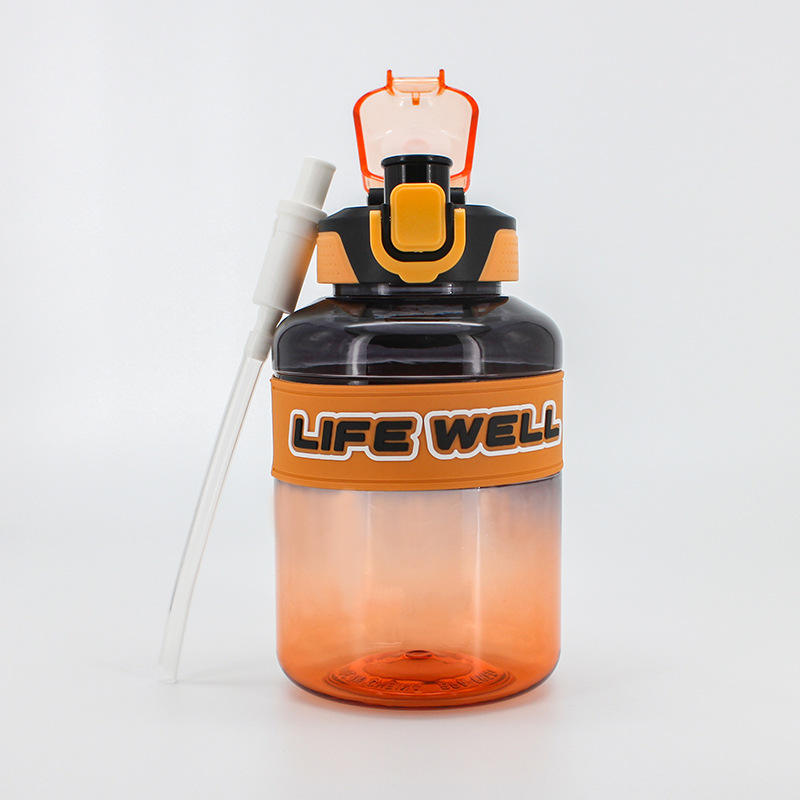 Wholesale 1100ml Plastic Water Bottles with Carry Handle Leak Proof for Sports Gym Use for Presents