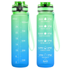BPA-Free Leakproof Outdoor Gym Fitness Water Bottles Direct Drinking Plastic for Adults Children for Gym Motivational Present