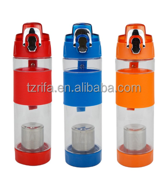 Women's 650ML Portable Plastic Water Bottle Direct Drinking Cup Strainer Separation for Office Home Gym Use Customizable Logo