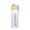 Portable 750ML Transparent Clear Plastic Water Bottle Leakproof Direct Drinking with Handle Convenient Plastic Drinkware
