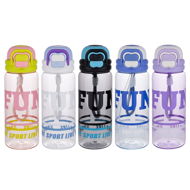 Fashion 750ml Double Drink for Outdoor Sports Portable Plastic Water Bottles