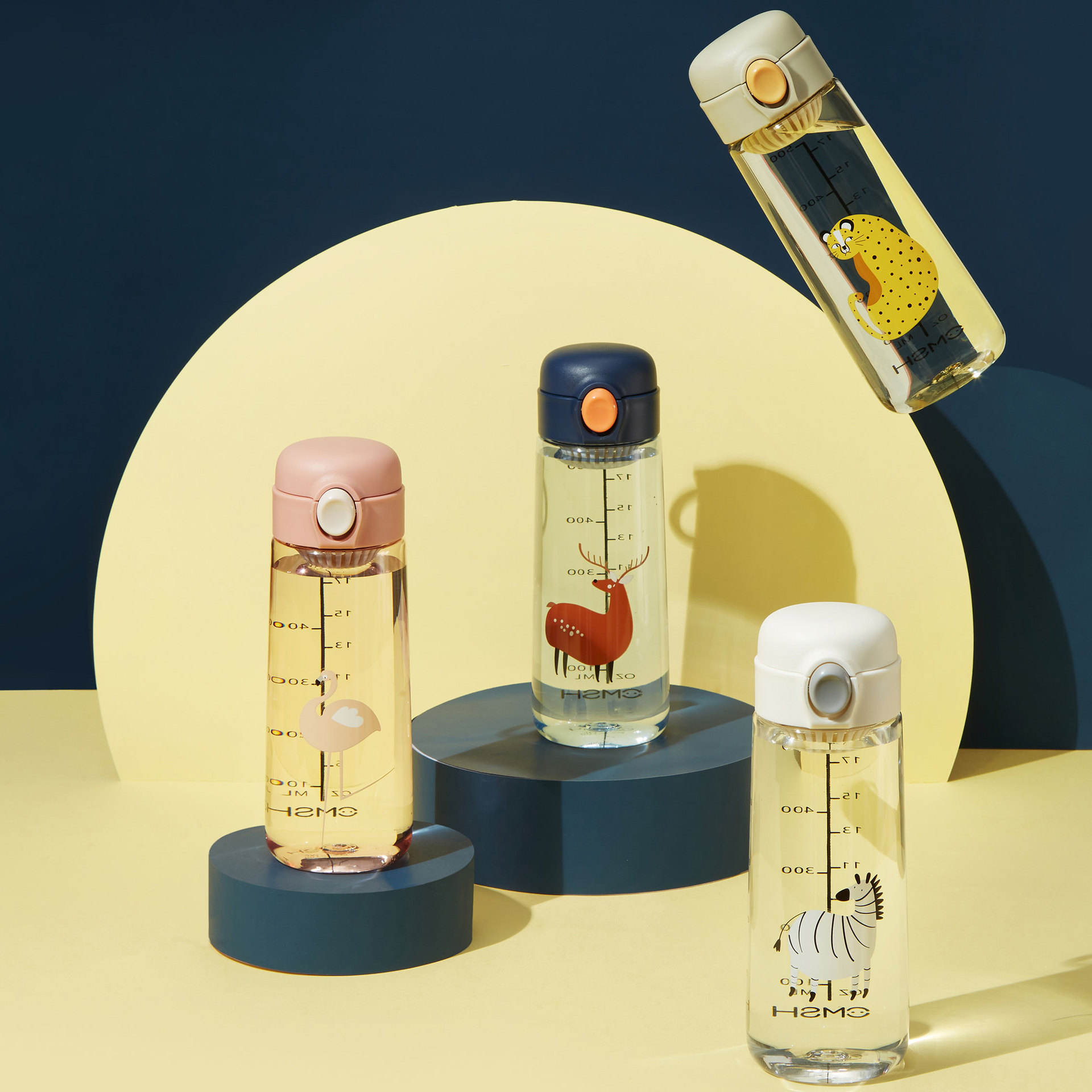 Direct Running Plastic Water Bottles for Children Great for Camping & Gifts Boiling Water Safe & Direct Drinking