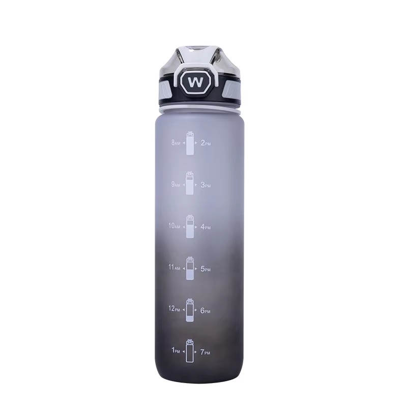 Custom 32oz/1000ml Portable Gym Straw Plastic Sports Water Bottle for Men & Women Free 1L Drinkware