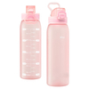 High Quality 900ML Tritan Plastic Sports Water Bottle BPA Free Matt Color Direct Drinking for Camping for Boiling Water