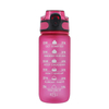 Sports 750ml Plastic Water Bottles with Straw and Time Marker Direct Drinking Flowing Water