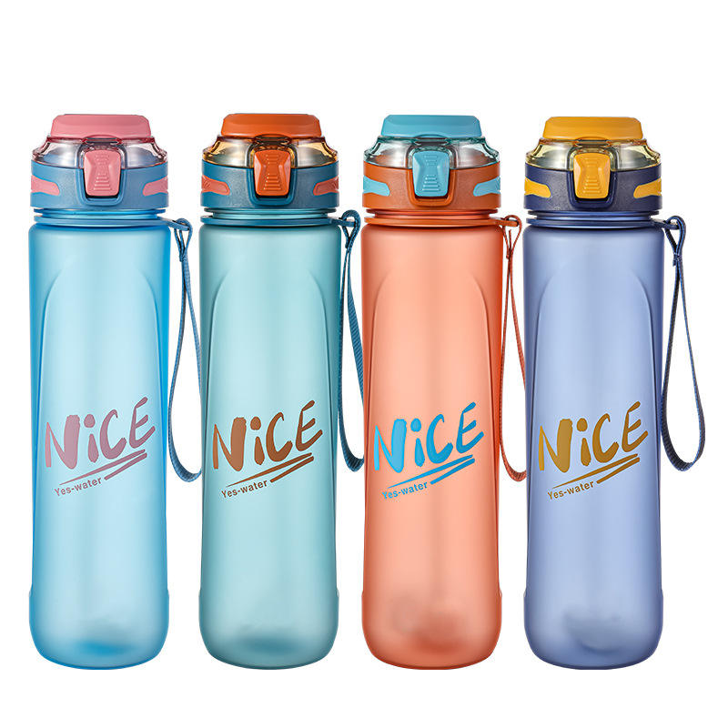 2025 Wholesale Food Grade Fitness Gym Outdoor Sports Water Cup Leak Proof Large Water Bottle With Motivational Time Marker