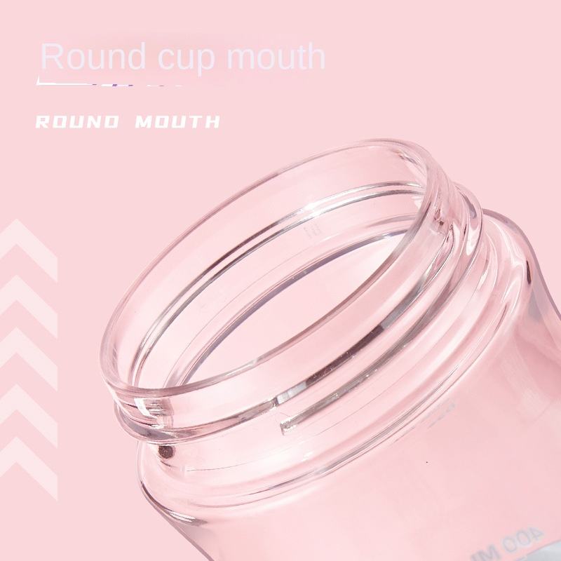 Portable Clear Sport Water Bottles for Kids and Adults Direct Drinking Gym Bouncing Cup for Boiling Water for Camping