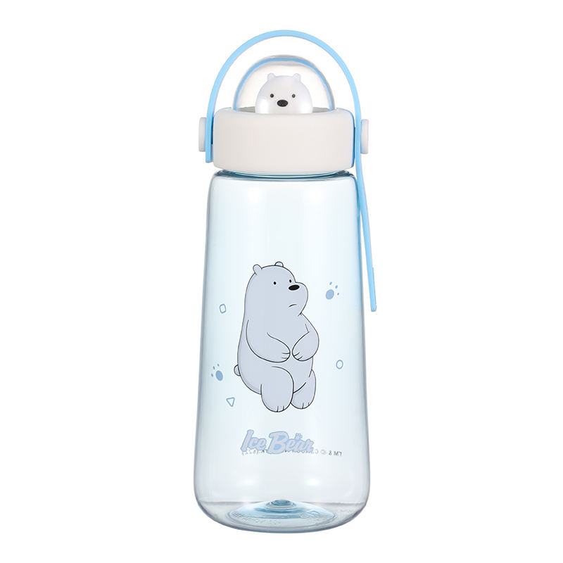 600ml Cartoon Casual Children's Water Cup with Screw Cap Direct Drinking for Fun for Presents