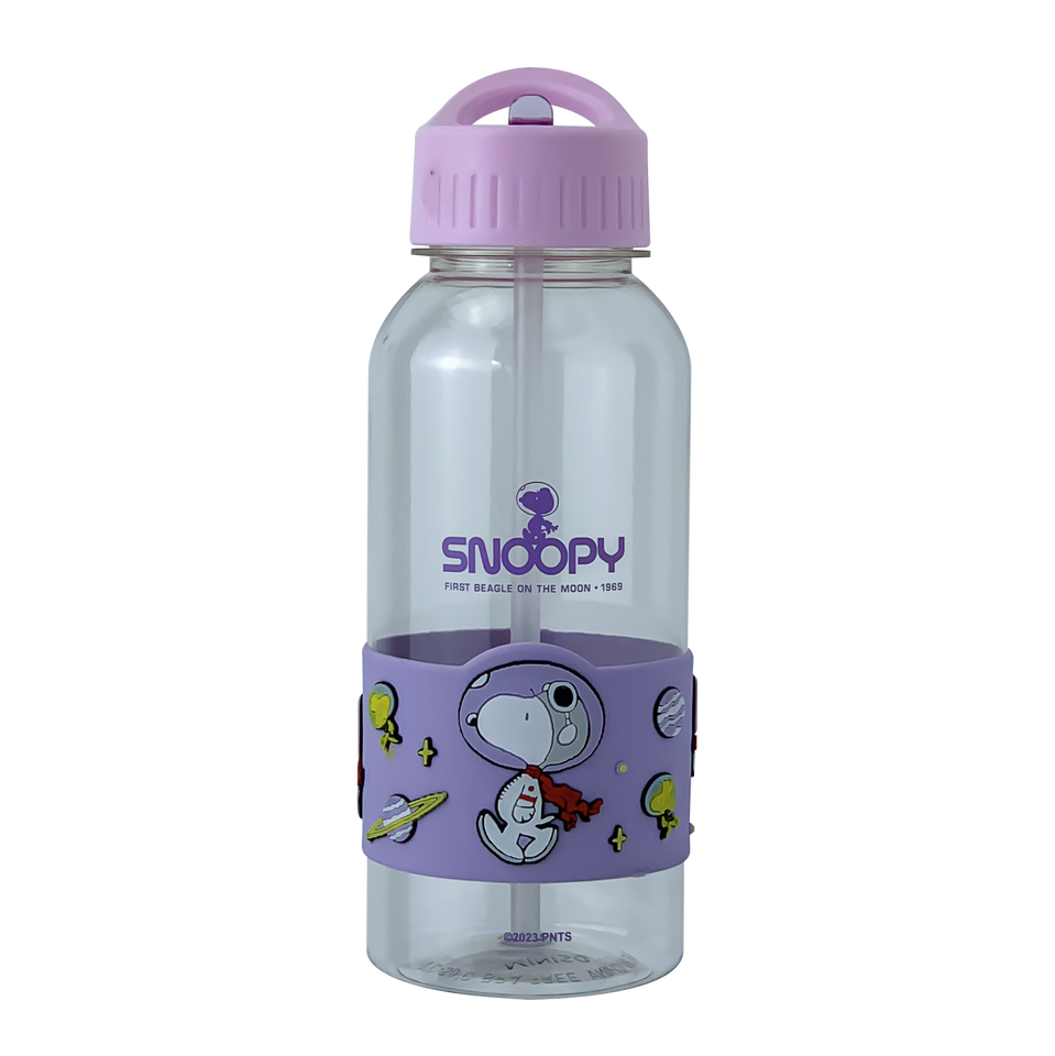 Wholesale 1 Liter Clear Sleeve Water Bottle with Sipper Clear Plastic Water Jug