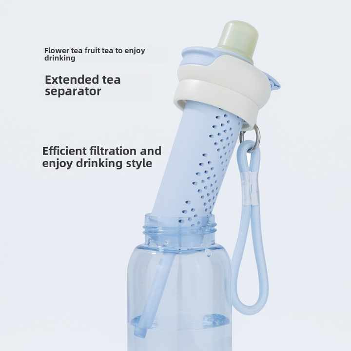 Large-Capacity Tritan Sports Straw Cup for Boys Girls Cute Outdoor Gym Logo Direct Drinking Scented Tea Coffee Water Bottles