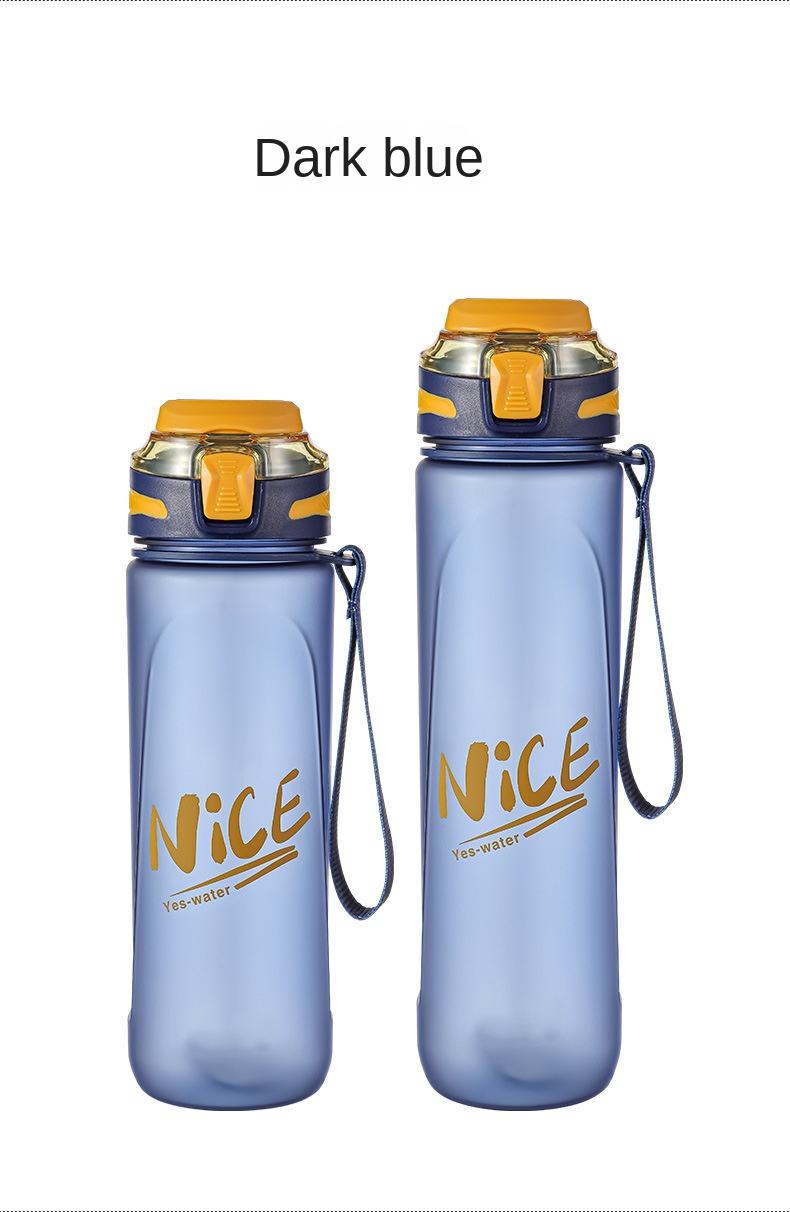 Wholesale BPA-Free 1L 32oz Sports Water Bottles with Straw and Time Marker