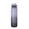 1L 32oz Motivational Gym Fitness Water Bottles BPA-Free PETG with Time Marker Wholesale Plastic Drinkware 1000ml Straw Bottle
