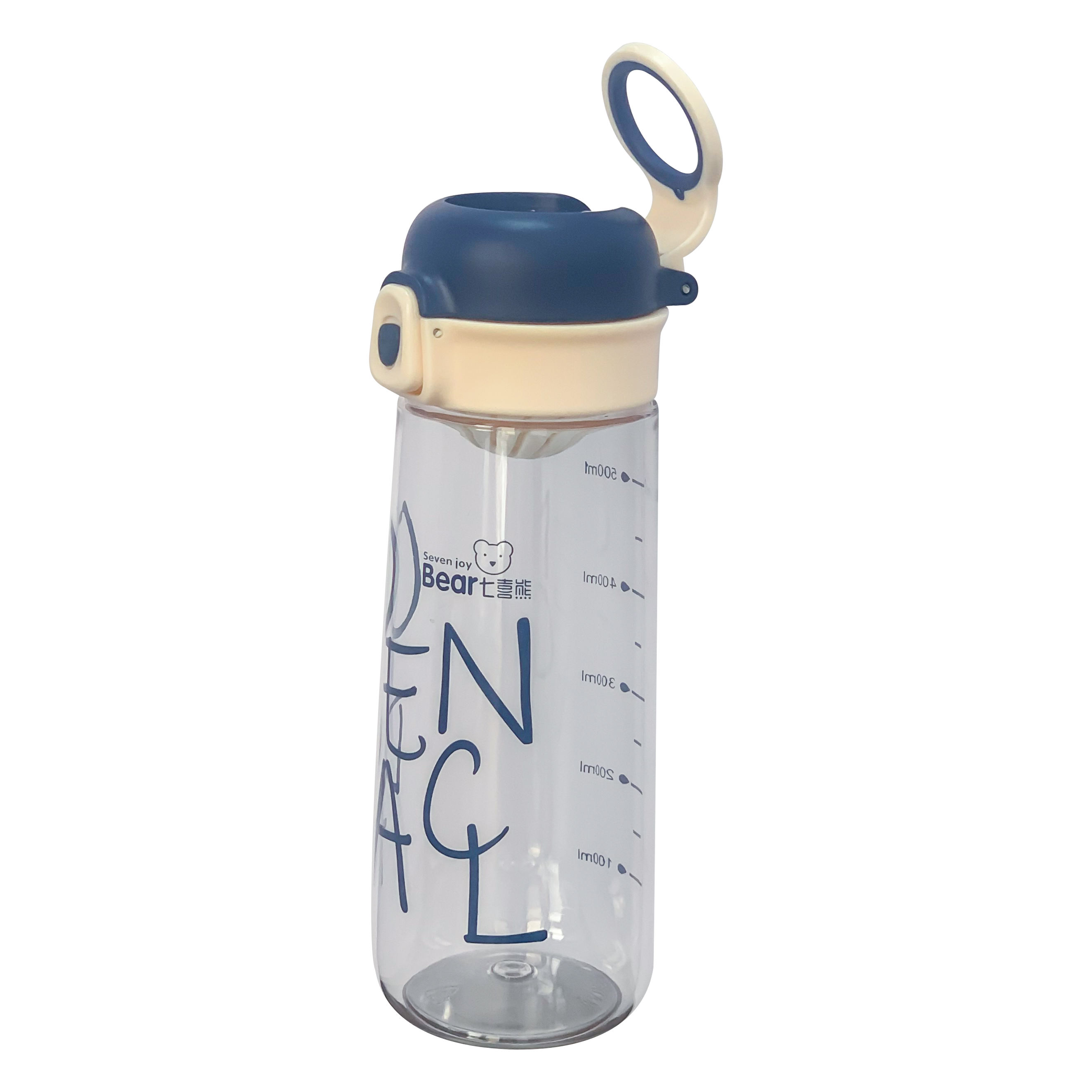 Transparent Travel Gym Sports Water Bottles Hot and Cold with Lifting Rope for Camping and Outdoor Adventures