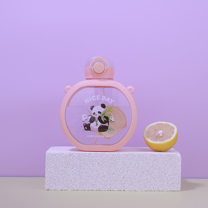 720ml BPA-Free Tritan Flip Lid Gym Water Bottle Leakproof Plastic Sports Motivational for Party