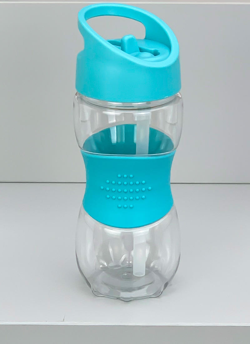15oz BPA-Free PC Plastic Sport Water Bottles with Straw New Design for Kids Camping