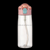 New Top Best Designed Fashionable Colorful Direct Drinking Large Capacity Leak Proof Plastic Water Bottle With Handle and Straw