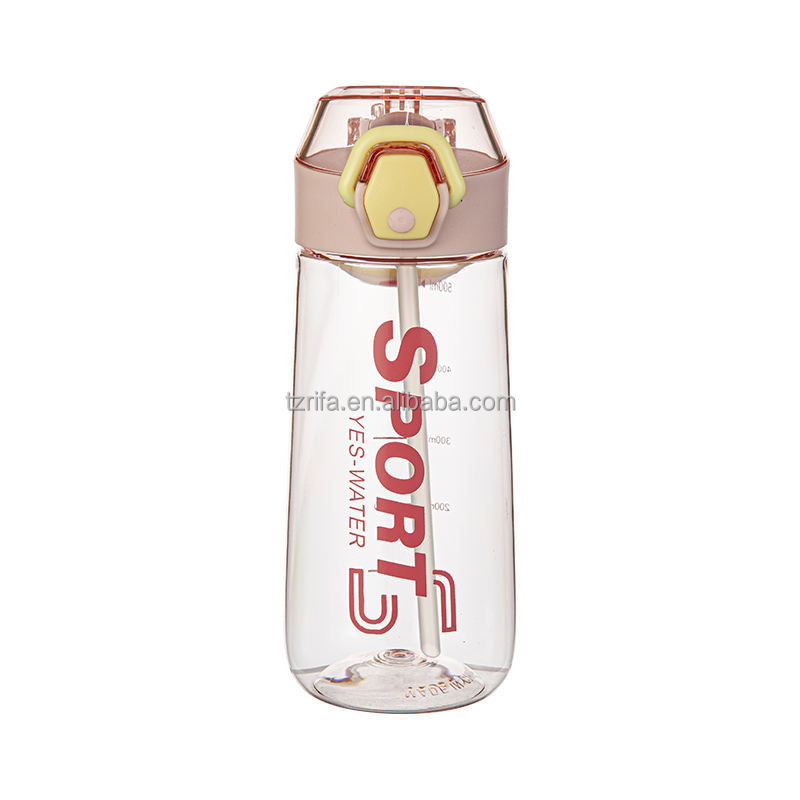 High Color Value Large Capacity Portable Sports Bottle Direct Drinking for Female Students Children Tour Food Plastic Drinkware
