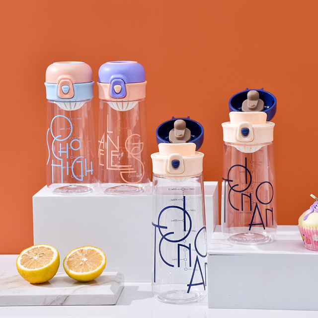 Portable Plastic Water Bottles with Bomb Lid New Design Direct Drinking for Camping Boiling Water Applicable