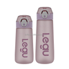 Custom Logo Portable BPA-Free Plastic Tritan Water Bottle with Straw for Children