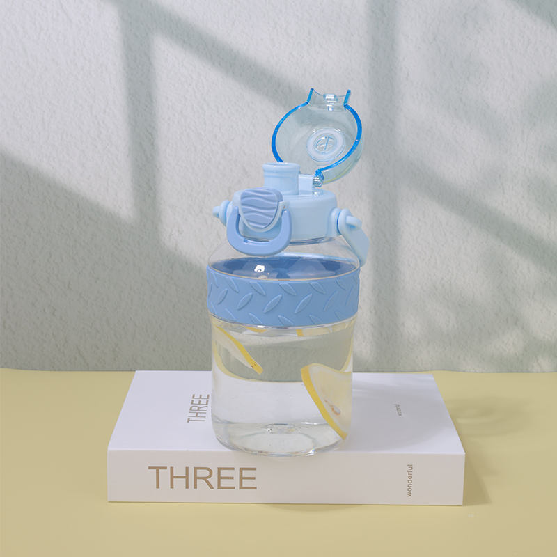 Large 1000ml BPA-Free Water Jug with Straw and Plastic Handle