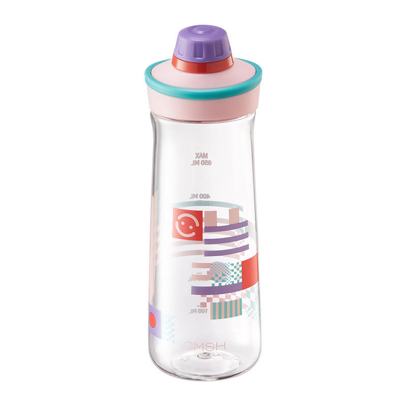 High Color Value Large Capacity Transparent Plastic Cup for Sports Direct Drinking Bottle for Female Primary School Students