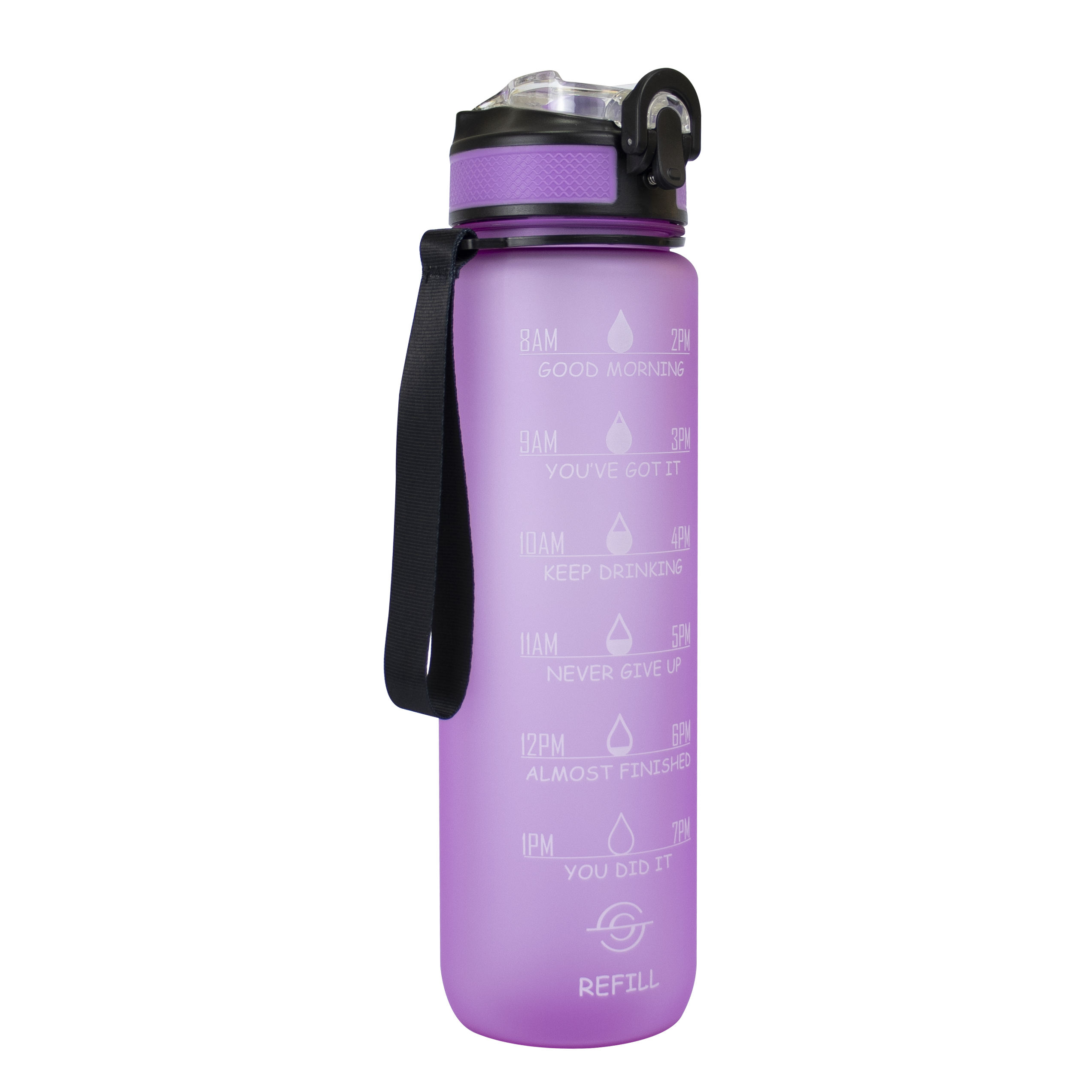 Custom Logo 1L 32oz PC BPA-Free Plastic Sport Water Bottles for Children's Camping Adventures Boiling Water Safe