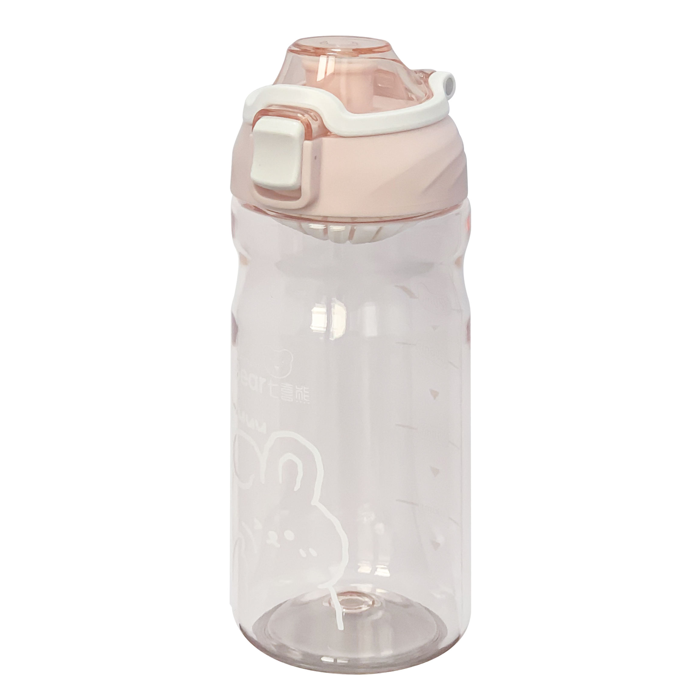 Gym Direct Drinking for Children Plastic Water Bottle with Hard Handle