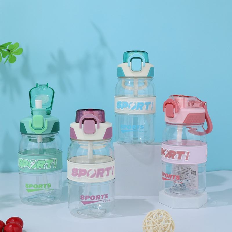 Wholesale Portable Transparent Plastic Space Water Bottle