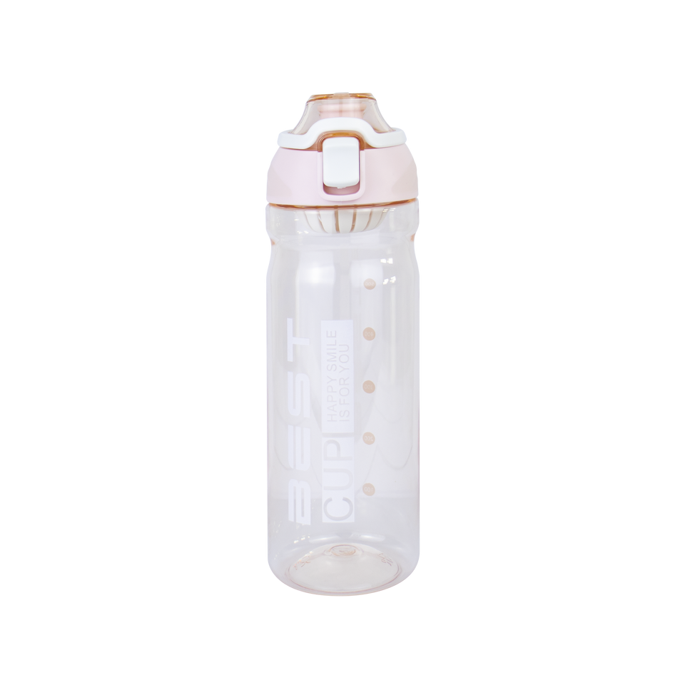Custom Logo 560ml 700ml Unbreakable Sports Water Bottles Flip Top Clear Plastic Direct Drinking Boiling Applicability for Adults