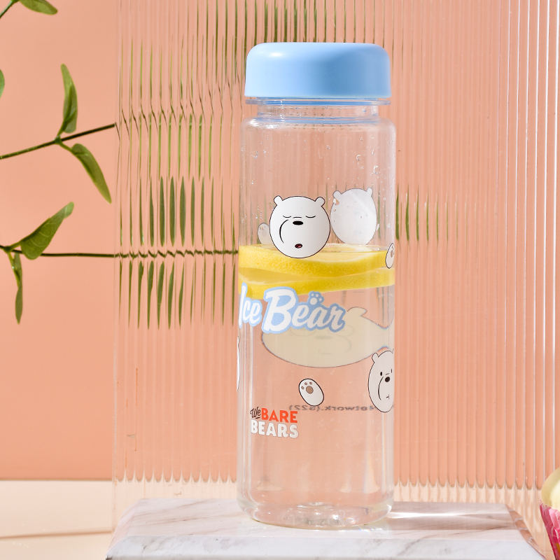 Wholesale Custom Advertising Transparent Plastic Cup Large Capacity Portable Sports Cup for Camping Fresh and Simple Design